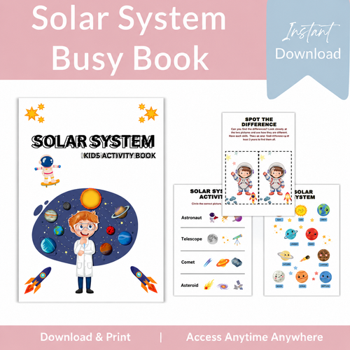 Solar System Busy Book