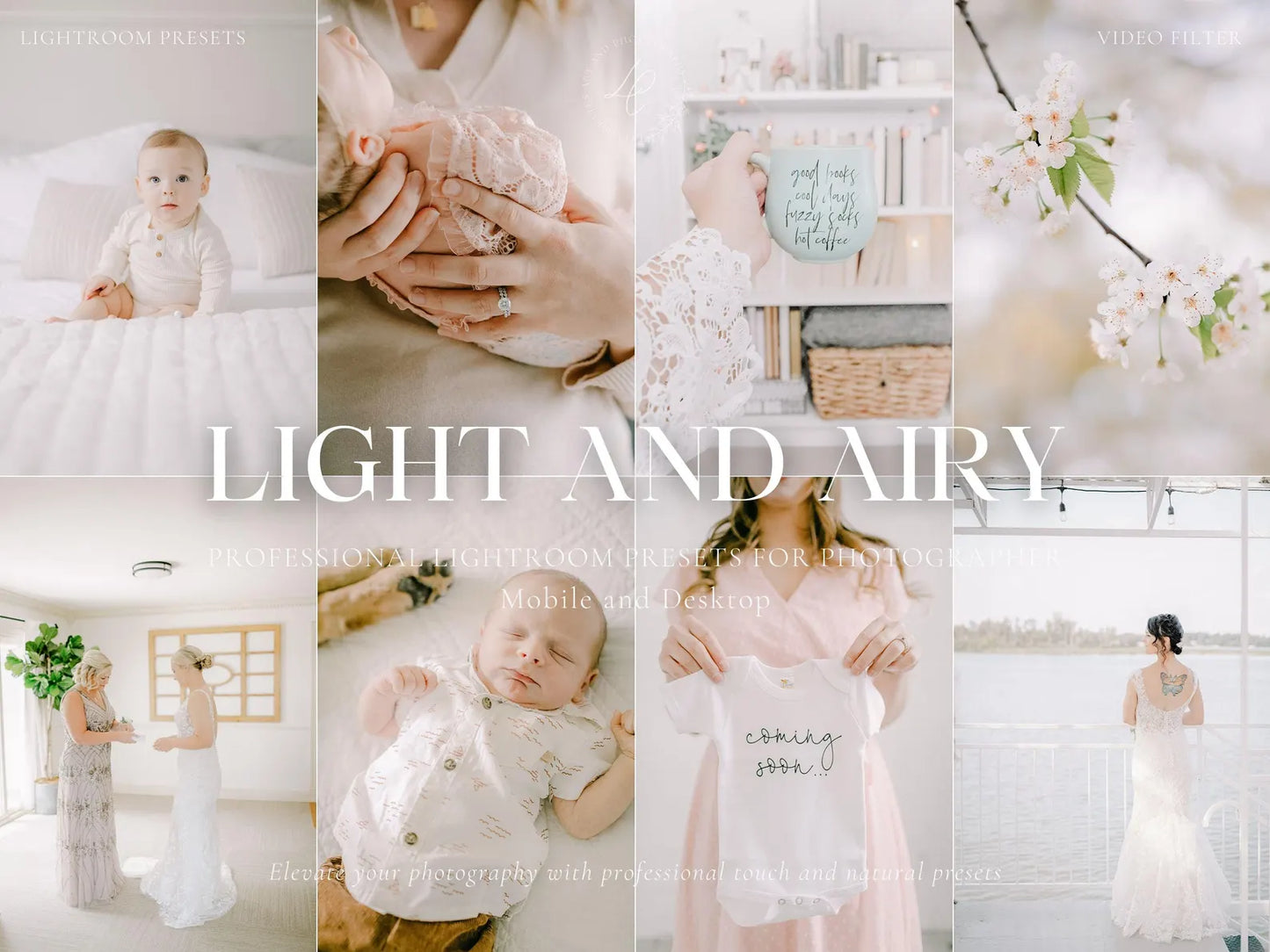 LIGHT AND AIRY Lightroom Presets Bundle
