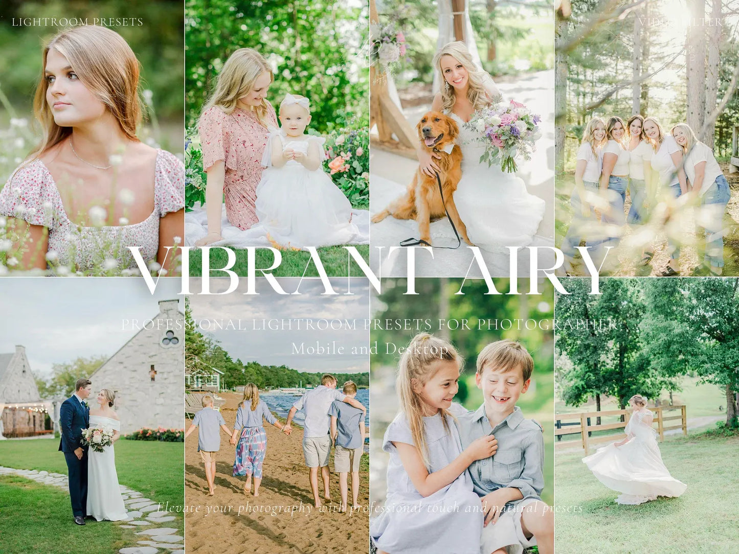 LIGHT AND AIRY Lightroom Presets Bundle