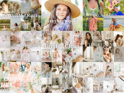 LIGHT AND AIRY Lightroom Presets Bundle