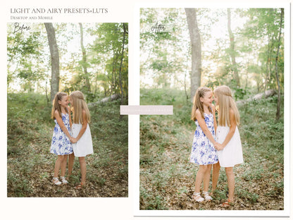 LIGHT AND AIRY Lightroom Presets Bundle