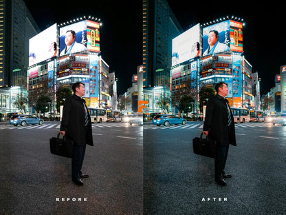 Cinematic Night Lightroom Preset