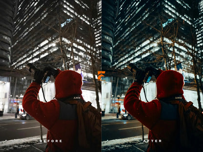 Cinematic Night Lightroom Preset