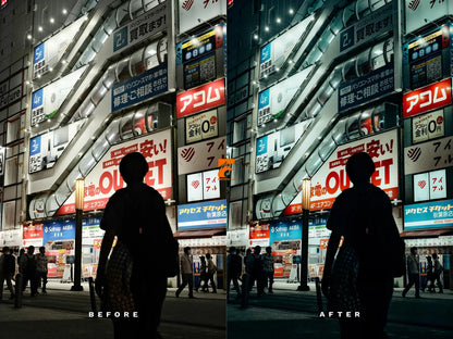 Cinematic Night Lightroom Preset